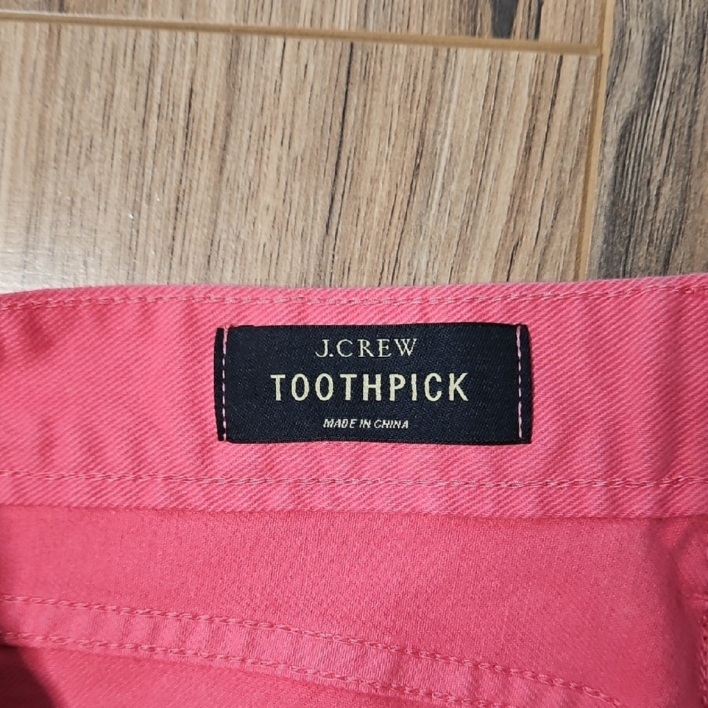 J Crew Salmon Toothpick Jeans 30 - Picture 2 of 11